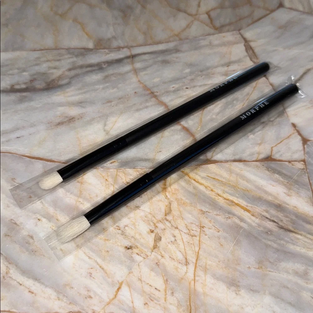 Morphe Dual‎ Black Makeup Brushes Set of 2